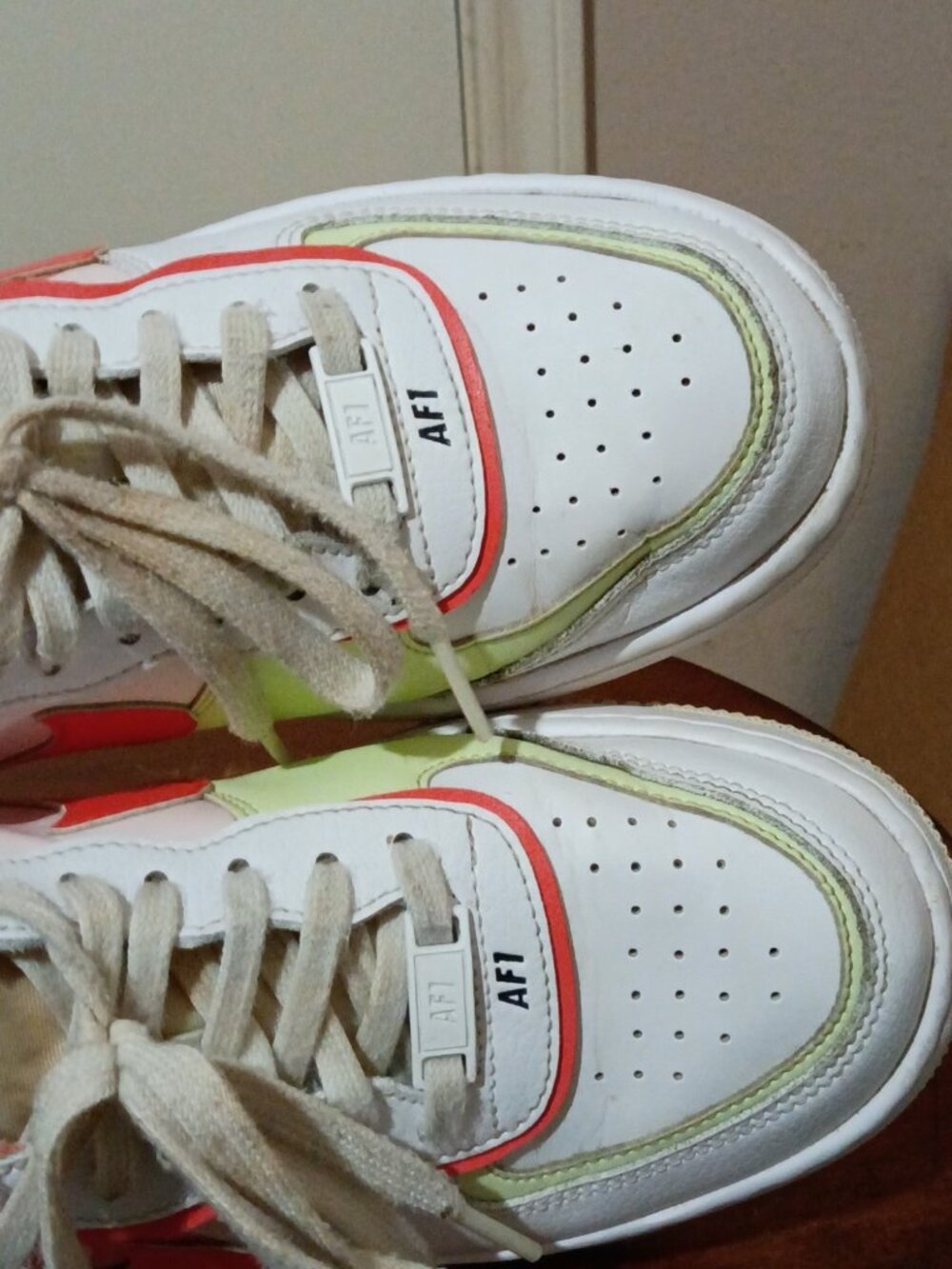 Nike Air Force 1 Shadow White Magic Ember Shoes CI0919-110 Women's Size 8.5 - Picture 13 of 13